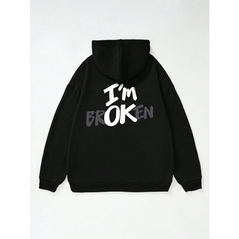 European Size Hoodie Im OK New Men's Hoodie Hip Ho