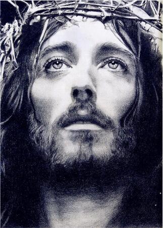 Religious Diamond Painting – Jesus Cross Mosaic on Canvas (Handmade)