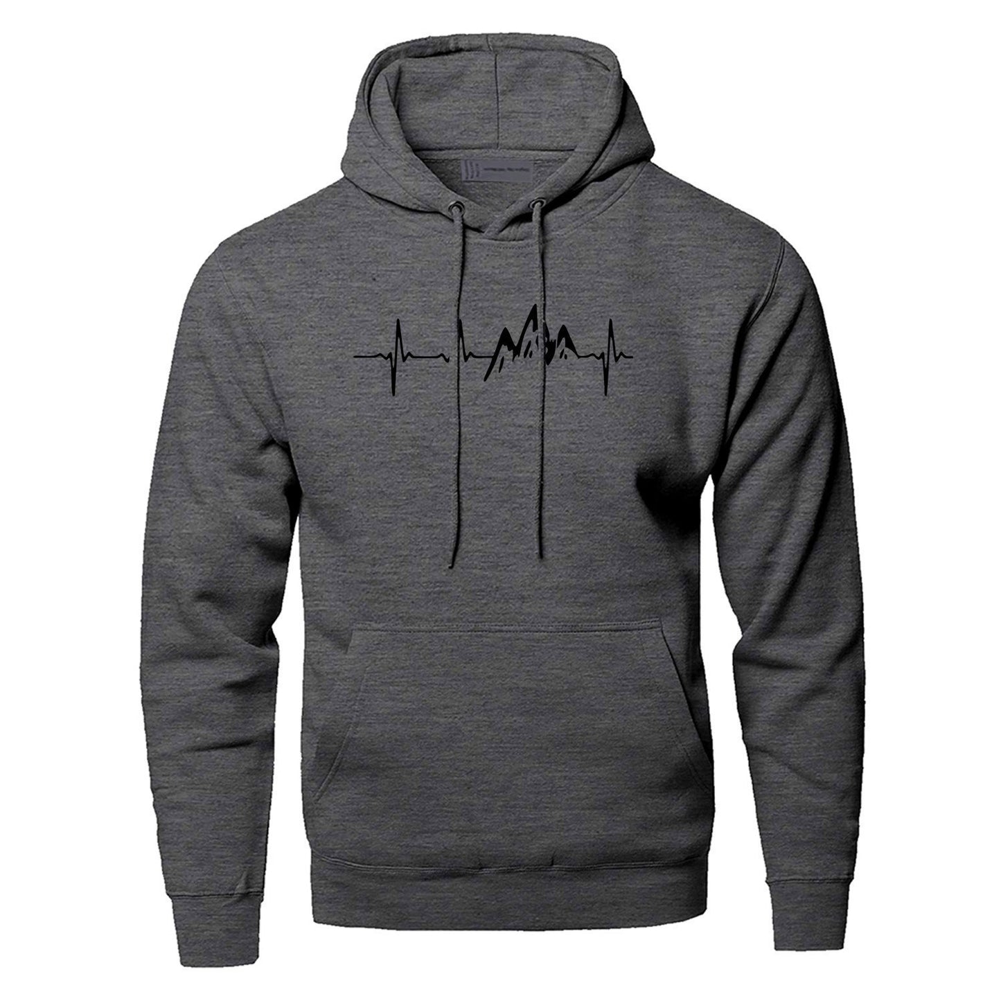 Men’s Compass Print Hoodie – Streetwear Pullover in Multiple Colors | Loose Fit, Polyester Fiber