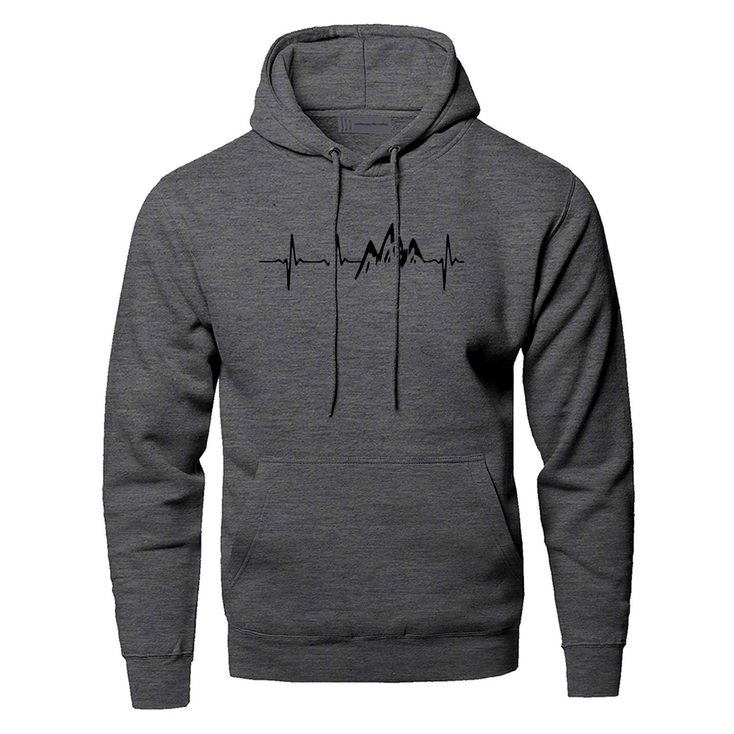 Men’s Compass Print Hoodie – Streetwear Pullover in Multiple Colors | Loose Fit, Polyester Fiber