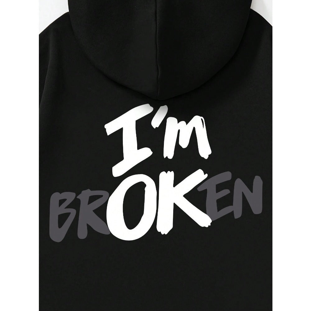 European Size Hoodie Im OK New Men's Hoodie Hip Ho
