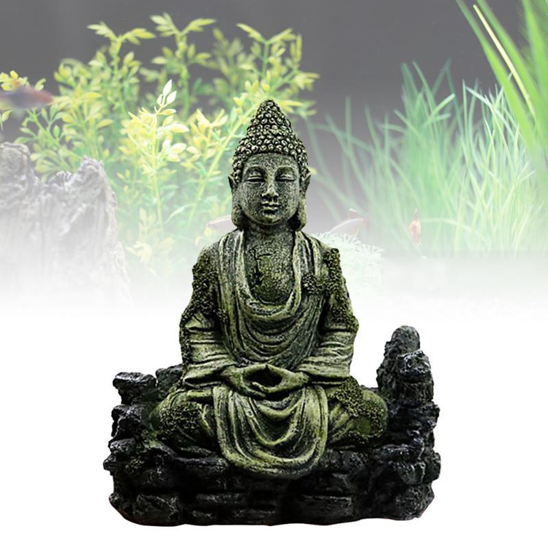 Stone Buddha Statue – Handcrafted Religious Home Decor Figurine