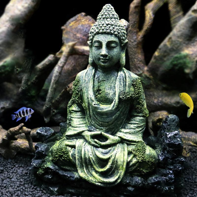 Stone Buddha Statue – Handcrafted Religious Home Decor Figurine