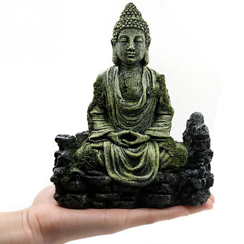 Stone Buddha Statue – Handcrafted Religious Home Decor Figurine