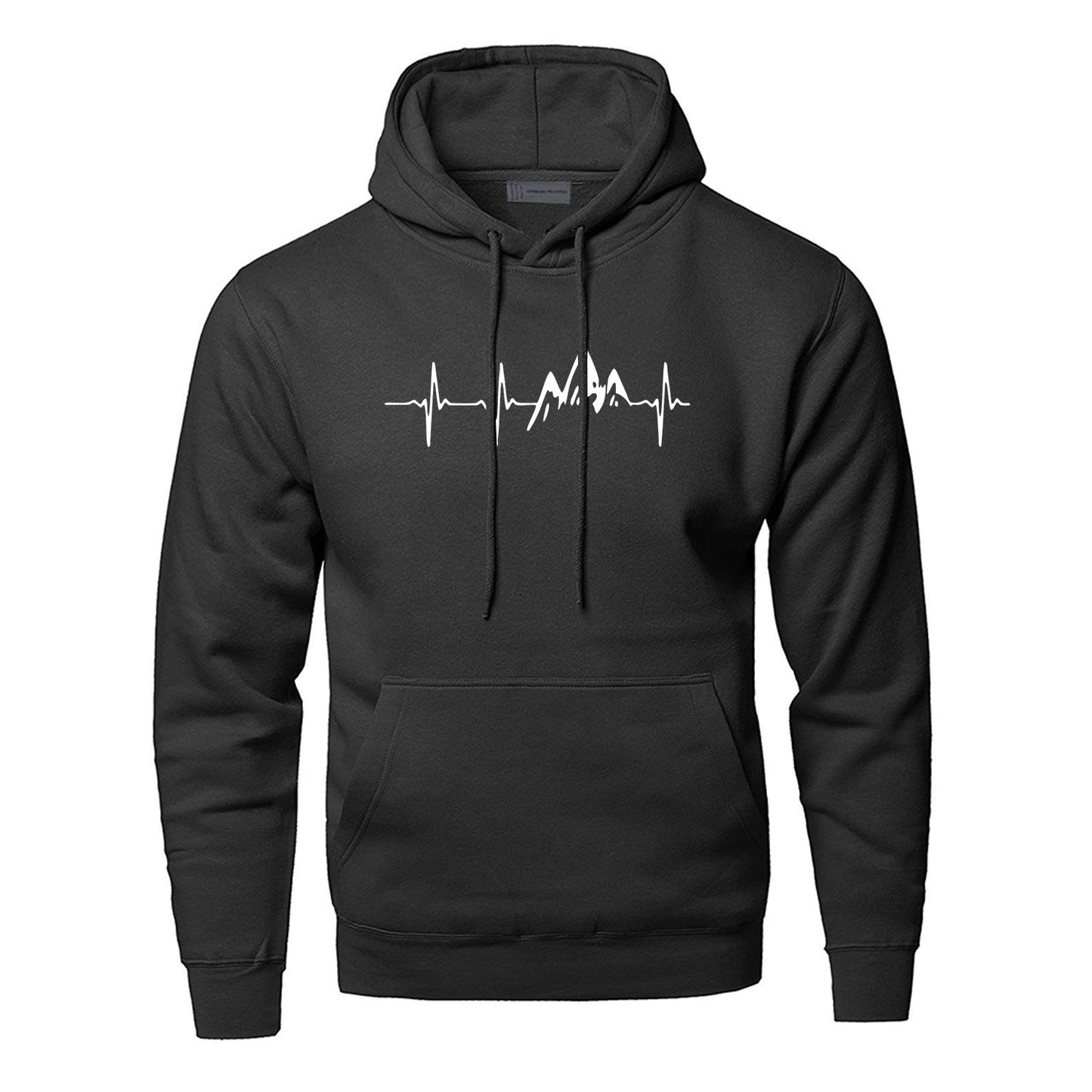 Men’s Compass Print Hoodie – Streetwear Pullover in Multiple Colors | Loose Fit, Polyester Fiber