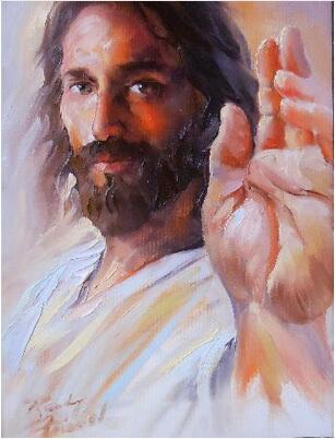 Religious Diamond Painting – Jesus Cross Mosaic on Canvas (Handmade)