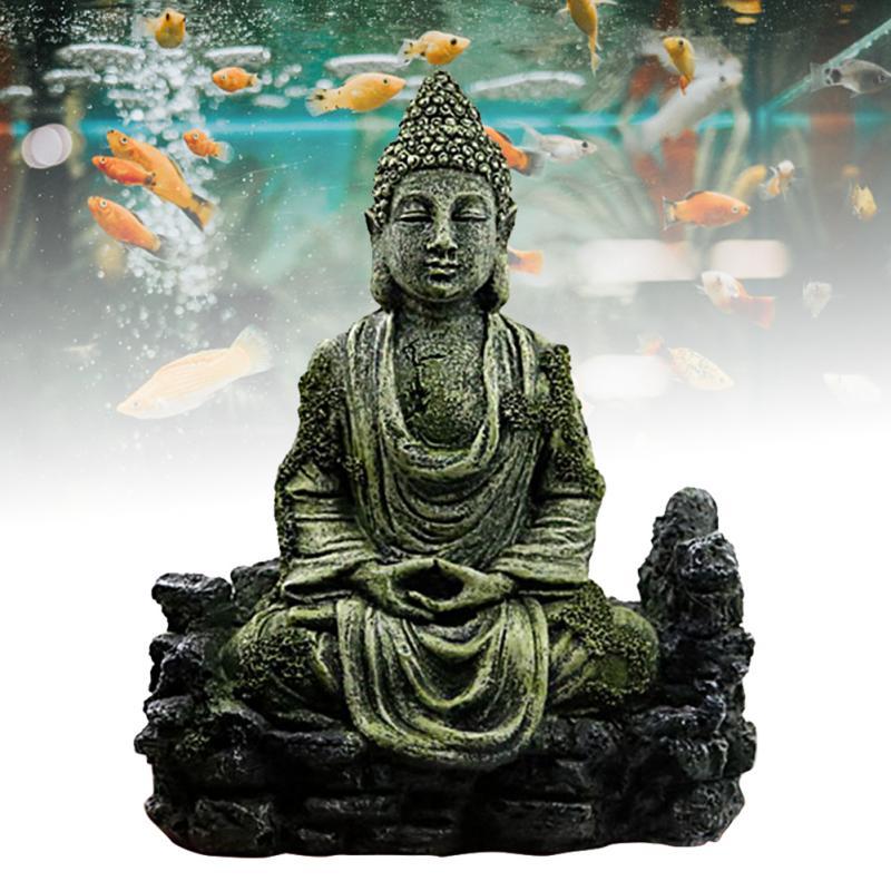 Stone Buddha Statue – Handcrafted Religious Home Decor Figurine