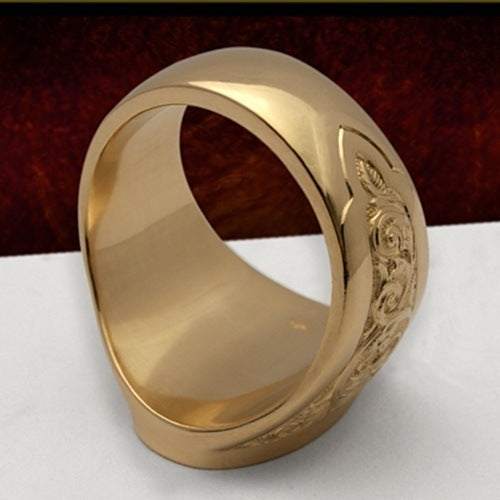 Virgin Mary Religious Ring – Unisex Orthodox Electroplated Metal Band