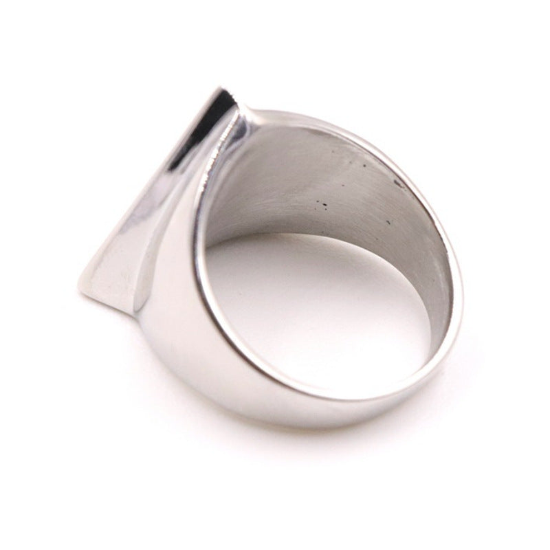 Evil Eye Ring – Vintage Alloy Band with Geometric Design