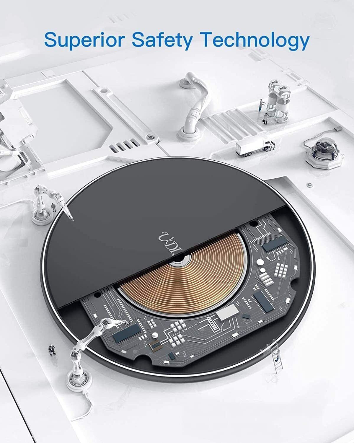 30W Super Fast Wireless Charger Stand Charging For All Phones