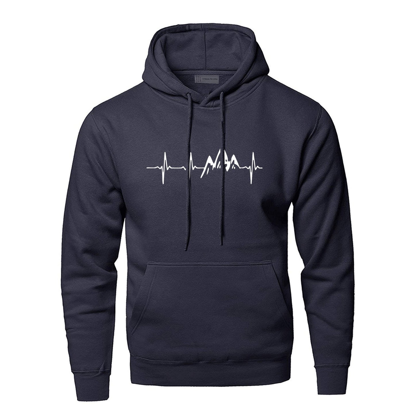 Men’s Compass Print Hoodie – Streetwear Pullover in Multiple Colors | Loose Fit, Polyester Fiber
