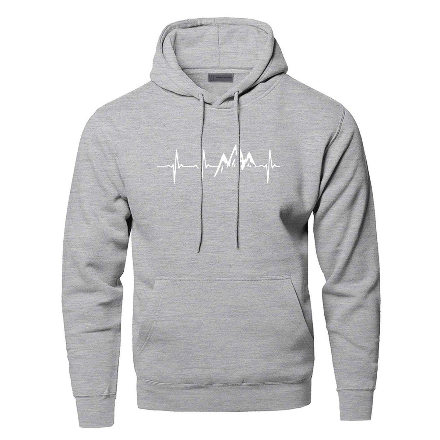 Men’s Compass Print Hoodie – Streetwear Pullover in Multiple Colors | Loose Fit, Polyester Fiber
